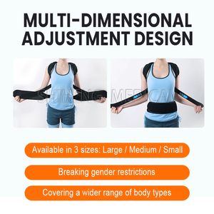 Orthèse d'immobilisation du corps rachidien en néoprène à compression réglable (protecteur de fracture) Ultra-mince respirant pour physique - Product Image 5