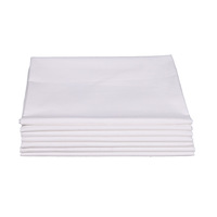 300T personnalisé 100% coton blanc reine ensemble de draps poche profonde ensemble de draps de lit pour hôtel