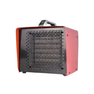2KW Portable Indoor Mini PTC Electric Heater Stainless Steel with New Motor for Home Bathroom Greenhouse Industrial Use