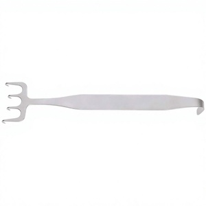 Écarteur Freeman Rake 7" (18 cm) à 4 branches en acier inoxydable pour rhidoplastie, mammaplastie, lifting du visage et chirurgie mammaire par Vaslcare - Product Image 1