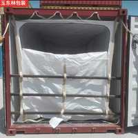 Assurance qualité de qualité en polypropylène de qualité industrielle 20ft 40ft Container Liner Bag avec fermeture éclair