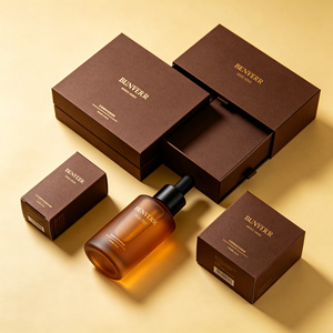 Boîte à parfum et emballage <span class=keywords><strong>cadeau</strong></span> personnalisés Belt and Road, boîte rigide de luxe avec fermeture magnétique pour parfum Oud et Attar - Product Image 2