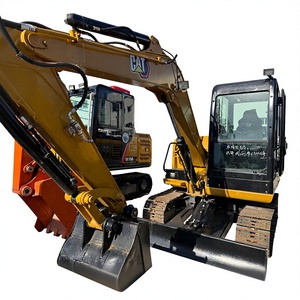 Excavatrice sur chenilles CAT 306d 6t d'occasion, couple de rotation SY245H 235kN, pelle hydraulique SR360 SR405HK. - Product Image 1