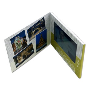 6.5 pouces Soft Shell HD E-carte de voeux Brochure d'affaires écran <span class=keywords><strong>LCD</strong></span> livre commémoratif pour lecteur vidéo cadeau - Product Image 4