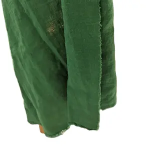 Ramie-tela de sarga pesada, tejido de algodón de 53/54 "de ancho, 286gsm, ropa del norte de Europa y Rusia para Otoño e Invierno