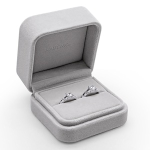 Boîtes d'emballage de bijoux de luxe gris magnétiques avancées pour les ventes explosives du fabricant - Product Image 2