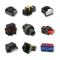 Connecteur de faisceau de câbles automobile étanche APTIV 12129487 PBT GF30 à 2 broches femelles