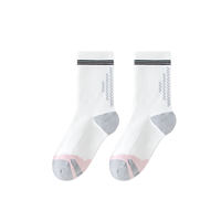 Chaussettes de sport respirantes personnalisées en maille, anti-humidité, avec soutien de la voûte plantaire, amortissantes, antidérapantes, pour la course à pied
