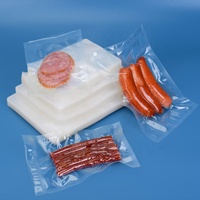 Pochette sous vide pour poisson imprimée personnalisée sac sous vide en plastique pe nylon pour économiseur d'aliments