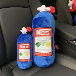 Cojín de Peluche <span class=keywords><strong>para</strong></span> Asiento de Coche con Forma de Botella de Óxido <span class=keywords><strong>Nitroso</strong></span> NOS, Decoración de Coche de Poliéster, Juguete de Peluche, Almohada de Cuello <span class=keywords><strong>para</strong></span> Coche, Cojín de Felpa de Algodón PP - Product Image 3