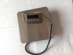 YC-7 60KG ~ 200KG 27*27CM Wiederauf ladbare spritzwasser geschützte Plattform Tierkörper waage (Thiner) für Tier-/Haustier gewicht - Product Image 2