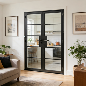 <span class=keywords><strong>Porte</strong></span>-fenêtre à battant en verre isolant de style français Hotian Balcony, décorative et élégante, avec <span class=keywords><strong>grille</strong></span> en acier inoxydable - Product Image 5