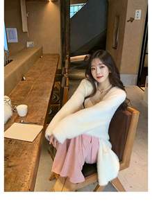 2024 nuevo Otoño de longitud media para mujer cárdigan de punto con capucha cierre de cremallera Casual suéter de invierno con estampado de logotipo frontal - Product Image 3