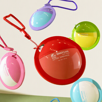 XINGYUAN Flacons souples portables en forme de disque pour crème pour les mains 50 ml, bouteilles personnalisées en plastique pour lotion et écran solaire avec trou de suspension