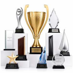 Custom Metal Acrylic <b>Trophy</b> Award for Marathon Soccer Golf Crystal Plaque Resin Medal Championship <b>Cup</b> - Product Image 1
