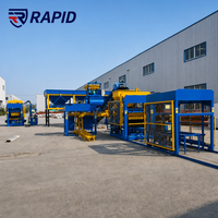 Machine automatique de fabrication de briques en béton QT8-15 pour pavés, bordures et blocs creux – Production efficace