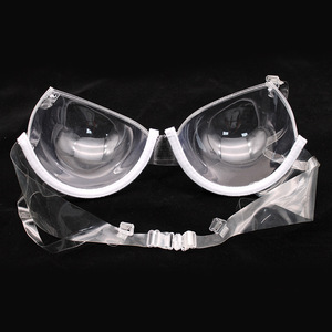 <span class=keywords><strong>Reggiseno</strong></span> Invisibile da Donna con Spalline in Silicone Trasparente, <span class=keywords><strong>Coppe</strong></span> Usa e Getta Riutilizzabili in PVC Trasparente - Product Image 2