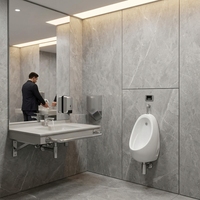 Toilettes publiques préfabriquées 40HQ - Bloc de toilettes modulaire en acier inoxydable, certifié Watermark et SAA, pour extérieur