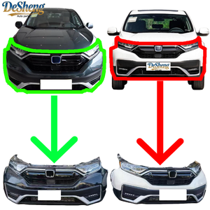 Haute qualité et prix abordable, pour Honda CR-V, kit extérieur de carrosserie, pare-chocs avec calandre, phares à LED, radiateur, spoiler, garde-boue, capot - Product Image 1