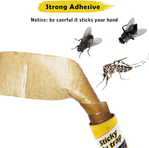 <b>Fly</b> <b>Strips</b> Sticky Indoor Hanging with Butterfly Pins - Product Image 4