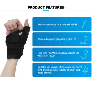 Breathable Hot Selling Neoprene Wrist Support Brace <strong>Thumb</strong> Stabilizer Splint Spica Fitness Wrist <strong>Guard</strong> - Product Image 2