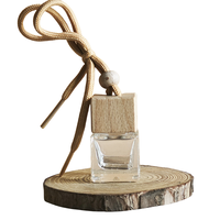3/5/6/10ml diffuseur de voiture de style Wabi-Sabi en bois naturel désodorisant suspendu pour voiture, ornement d'arôme minimaliste en forme de goutte