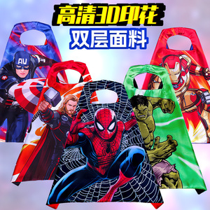 Capa de Héroe Infantil de Marvel, Poliéster de Doble Capa, Disfraz con Estampado 3D para Niños, Primavera 2025 - Product Image 1