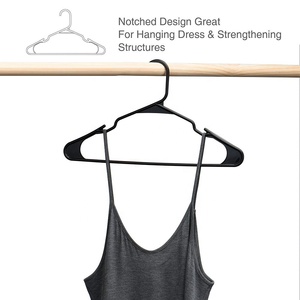 Toptan dayanıklı plastik yetişkin giyim takım elbise tübüler askılar giysi için - Product Image 3