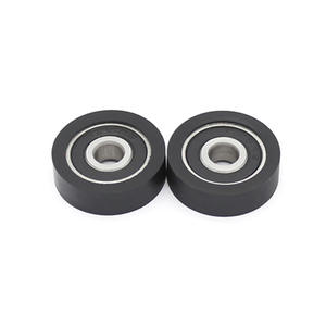 Factory Direct 625RS Shower Room <b>Glass</b> Door and Window <b>Drawer</b> Rollers with 5*20*6mm Rubber-Coated Bearings - Product Image 1