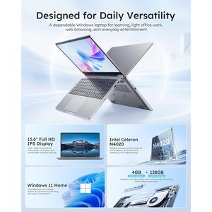 Portátil Amzboy Nb15 de 15.6 Pulgadas, N4020, 4GB de RAM, 128GB Emmc, Windows 11, para Estudiantes - Product Image 3
