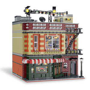 Xmork <span class=keywords><strong>Friends</strong></span> The Big Bang Theory - Modellino Educativo in Plastica dell'Edificio degli Appartamenti della Serie TV - Product Image 1