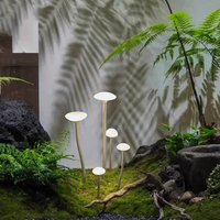 Lampe LED Lumineuse Extérieure Étanche en Forme de Champignon 20/30/40/50/60/70CM pour Décoration de Jardin et Villa, Éclairage de Chemin