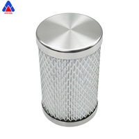 Cartouche filtrante à membrane plissée en PTFE pour l'élimination de la poussière, filtre d'admission d'air industriel en PTFE et polyester