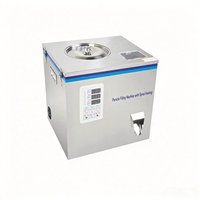 Machine de remplissage et de dosage semi-automatique à vis spirale pour feuilles de thé, herbes, granulés, haricots, graines, noix et poudre, capacité 1-100g