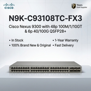 Commutateur Core Série 9300 N9K-C93108TC-FX3 avec VLAN QoS Empilable 100M en Stock - Product Image 6