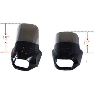 Carenado negro brillante de guerrero de carretera, para Harley 18 + Softail, <span class=keywords><strong>FXFB</strong></span> - Product Image 4