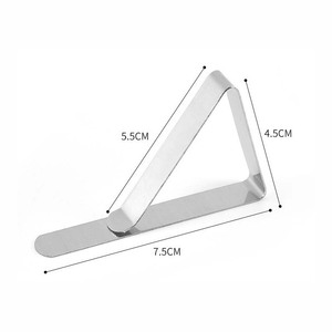 Offre Spéciale 7.5cm <span class=keywords><strong>nappe</strong></span> <span class=keywords><strong>nappe</strong></span> plinthe Clips en acier inoxydable anti-dérapant tables de pique-nique couverture pinces de fixation <span class=keywords><strong>pince</strong></span> - Product Image 6