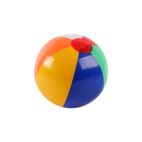 JW-CQ02 Six ballons de plage écologiques en PVC de 16 pouces, ballons gonflables océaniques de 16 pouces, jouets aquatiques colorés pour la piscine