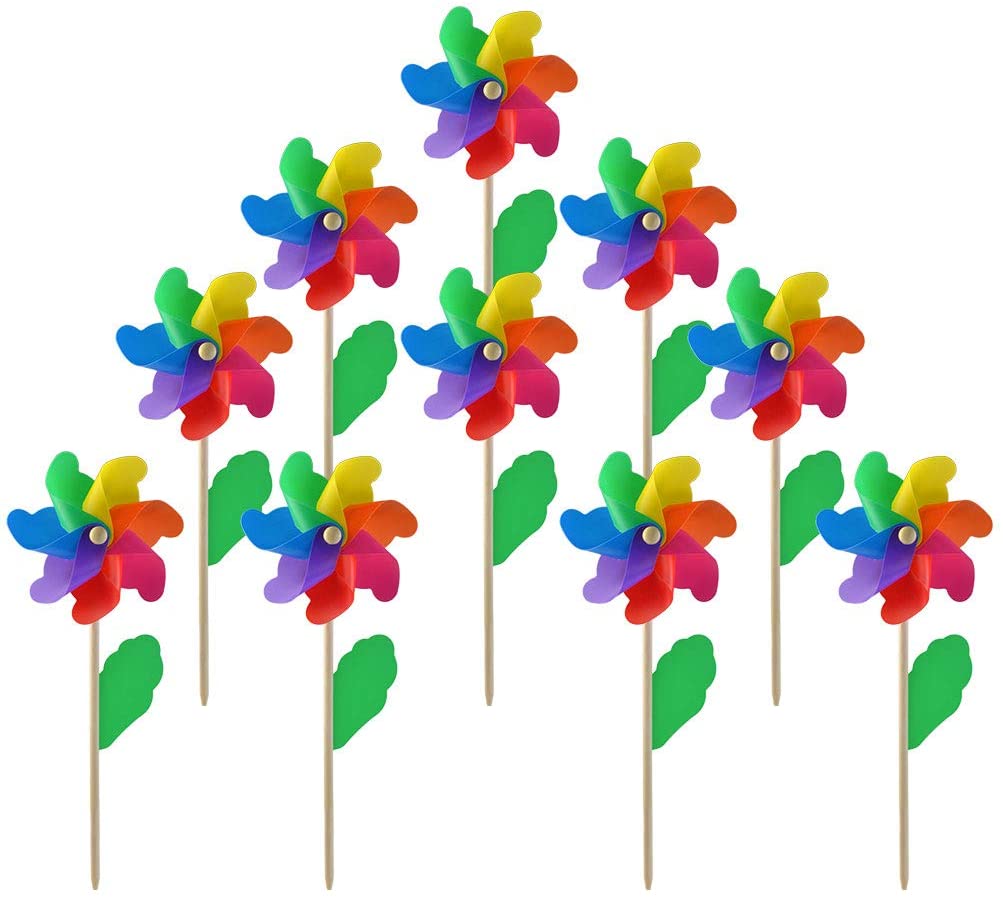 Деревянные палочки Pinwheels, ветряная мельница для вечеринки Pinwheels DIY Pinwheels для детей игрушка садовый газон праздничный Декор