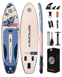 Tabla de SUP Inflable Fabricada en China 11'6"*35"*6" con Remo Personalizado, Tecnología Drop Stitch, Modelo SP11/1, Materiales de Alta Calidad Hechos con H - Product Image 1