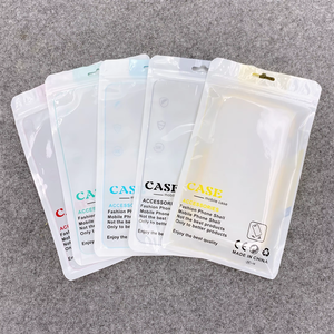 كيس تعبئة زهور مخصص مطبوع لامع شفاف 3 ختم جانبي مسطح قفل نافذة بسحاب كابل - Product Image 3