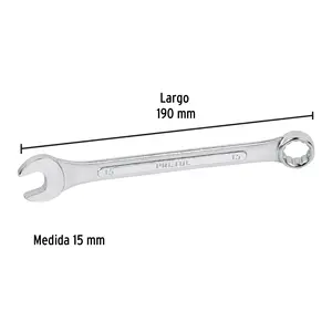 Master con 36 unità chiave combinata 15 mm x 190 mm di lunghezza, Pretul - Product Image 3