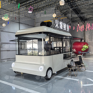 Fully Equipped Fast <strong>Food</strong> Truck Customized Concession Bubble Tea Cart Coffee Vending Cart <strong>Food</strong> Trailer - Product Image 3