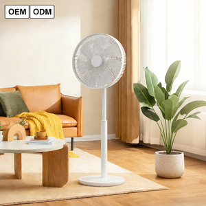 Ventilateur sur pied rechargeable en plastique RUNAL avec télécommande, hauteur réglable, pour usage domestique - Product Image 1