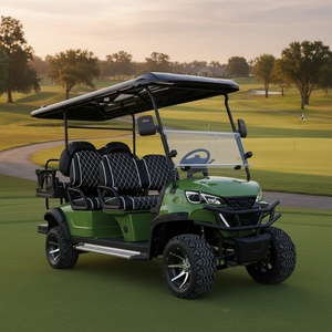 <span class=keywords><strong>Voiture</strong></span> de golf électrique tout-terrain 6 places avec batterie au lithium 3KW, véhicule électrique à énergie nouvelle - Product Image 1