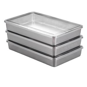 Caja para Pastel Rectangular de Acero Inoxidable 430, Molde Metálico para Hornear y Empacar Pastelería - Product Image 2