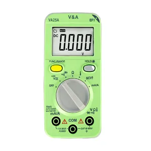 V & A Multimeter Digital jangkauan otomatis pintar desain baru seri VA25 VA28 dengan fungsi RMS sejati VA25A