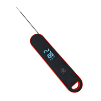 Thermomètre à viande numérique à lecture super rapide avec affichage rotatif automatique pour la cuisine