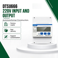 Transformador de Potencia Tipo Riel Chint DDSU666 para Trifásico, DTSU666 para Trifásico, Modbus 485, Entrada 220V, Frecuencia 50Hz, Flyback