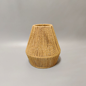 <span class=keywords><strong>Lampada</strong></span> <span class=keywords><strong>a</strong></span> <span class=keywords><strong>Sospensione</strong></span> Artigianale in Corda e Rattan Intrecciata <span class=keywords><strong>a</strong></span> Mano Naturale Semplice <span class=keywords><strong>Paralume</strong></span> <span class=keywords><strong>a</strong></span> Cupola Tessuto <span class=keywords><strong>a</strong></span> Mano - Product Image 6